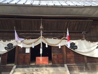 先週末は、区長の代理として神社の祭りごとに出席した