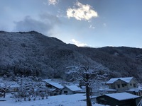 長野市の新年の様子（里も積雪しています）